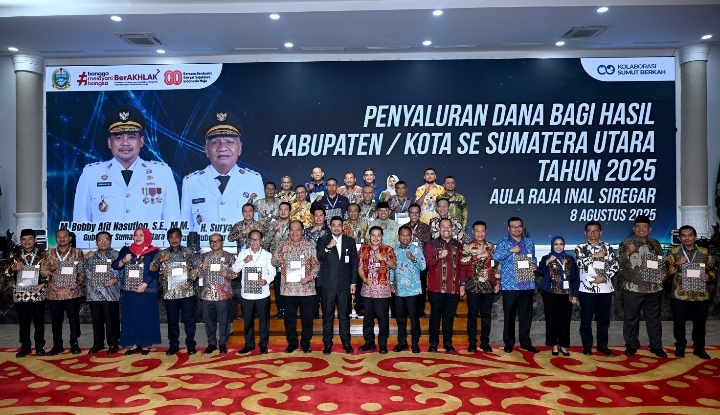 Pemprov Sumut Bayar Utang DBH Rp674 Miliar ke Kab/Kota, Bobby Nasution Ingin Program Pemerintah Lancar 
