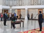 Lantik Dua Pejabat Eselon II, Lagi-lagi Gubernur Sumut Ingatkan Jangan Korupsi