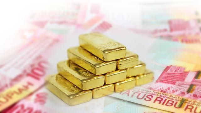 Jelang Keputusan Bunga Acuan BI, Rupiah dan Harga Emas Turun