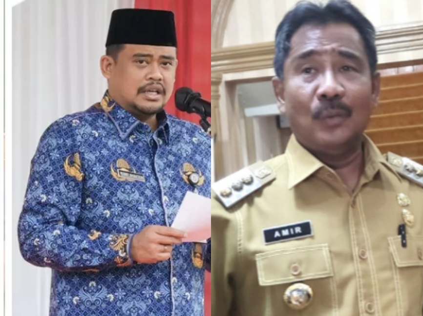 Gubsu Bobby "Sentil" Wali Kota Binjai Amir Hamzah Terkait Program 5 Hari Sekolah