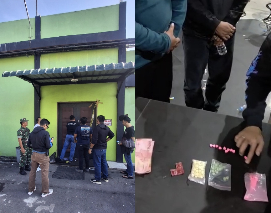 Gerebek Kafe Duku Indah, Polda Sumut Amankan Puluhan pengunjung dan Ekstasi Siap Edar