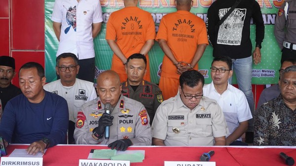 Operasi Bersih Kuantan di Riau: 24 Rakit PETI Dimusnahkan, 5 Pelaku Dijerat