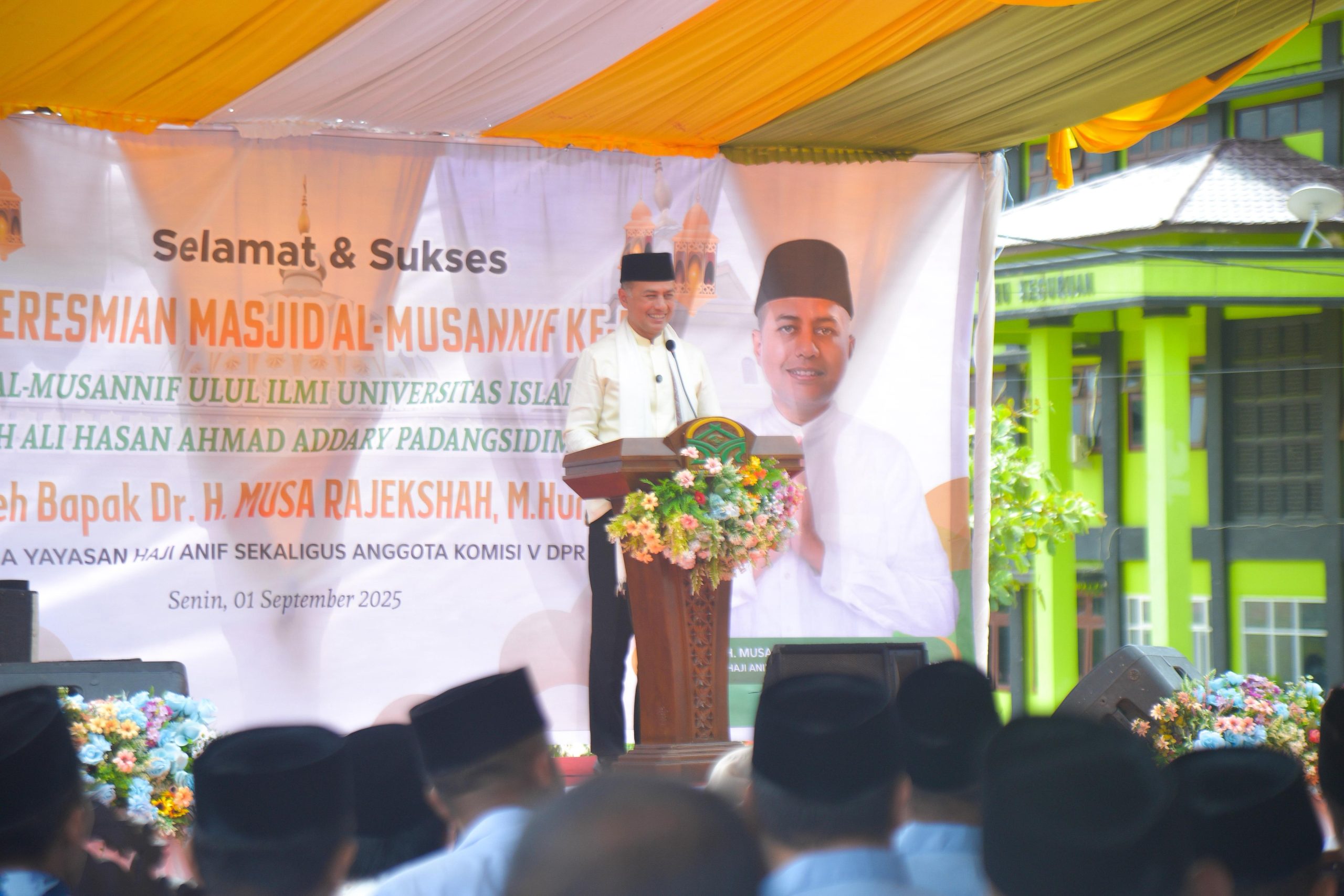 Resmikan Masjid di Padangsidempuan, Ijeck Ajak Rakyat Doakan Prabowo dan Untuk Indonesia