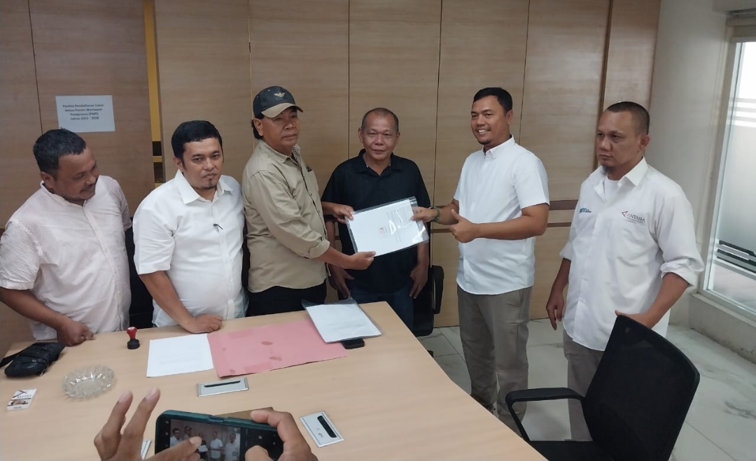 Resmi Mendaftar Calon Ketua FWP, Syaifullah Bawa Misi Kebersamaan dan Dukung Program Gubernur