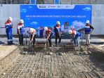 Pertama Di Medan, Zakiyuddin Harahap Ground Breaking Pembangunan Mother Station CNG