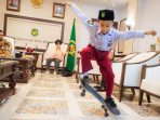 Tampilkan Kemahiran, Wali Kota Medan Apresiasi Atlet Cilik Skateboard, Yazeed Abna Simatupang
