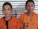 Ini Tampang 2 Maling Tiang Besi Internet di Jalan Mabar