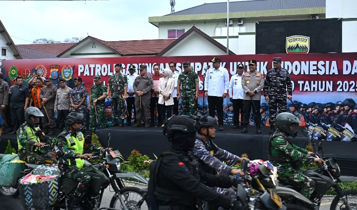 Bobby Nasution Lepas 480 Personel Patroli, 28 Ribu Ton Beras Disalurkan untuk Warga Kecil