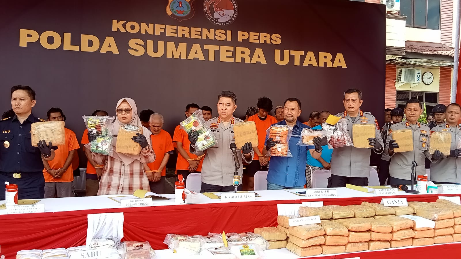 Januari Hingga September 2025, 1.010 Pelaku Narkoba di Tiga Daerah Ditangkap dan 145 Kg Sabu Disita