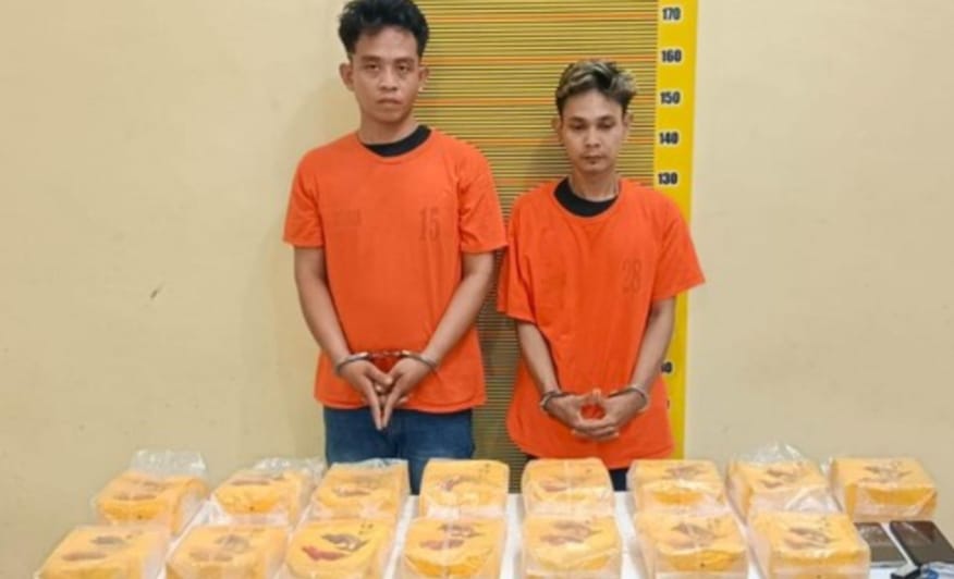 2 Kurir 15 Kg Sabu Tujuan Madina Ditangkap, Diupah Rp 67,5 Juta
