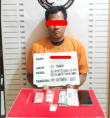 Satres Narkoba Polres Labuhan Batu Tangkap Pengedar Sabu di Negeri Lama
