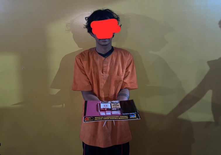 Polisi Tangkap Pengedar Sabu di Teluk Panji, Disita 1,86 Gram Sabu