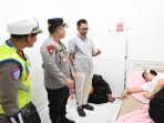 Kapolres Labusel Jenguk Korban Laka Lalu Bus ALS