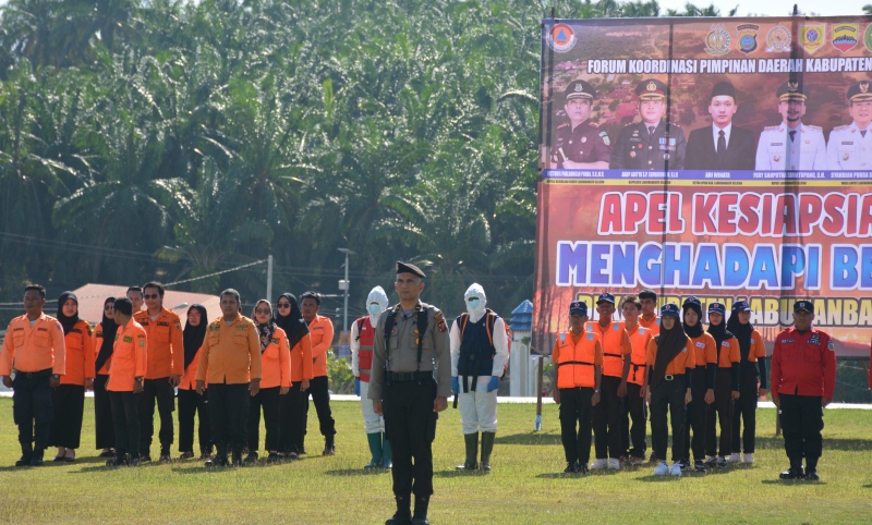 Polres Labusel Gelar Apel Kesiapsiagaan Hadapi Bencana