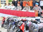 Ops Kancil Toba 2025, Polres Labusel Tangkap 8 Pelaku Curanmor dan Sita 15 Motor