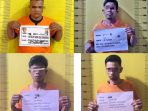 Polres Labusel Ringkus 4 Tersangka Narkoba dan Sita 56 Gram Sabu