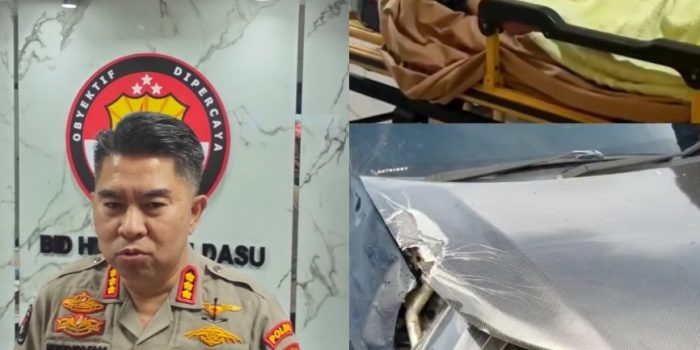 Mabuk Keluar dari THM Golden Tiger, Personil Mobil Dikenderai Polda Sumut Tabrak Wanita hingga Kritis
