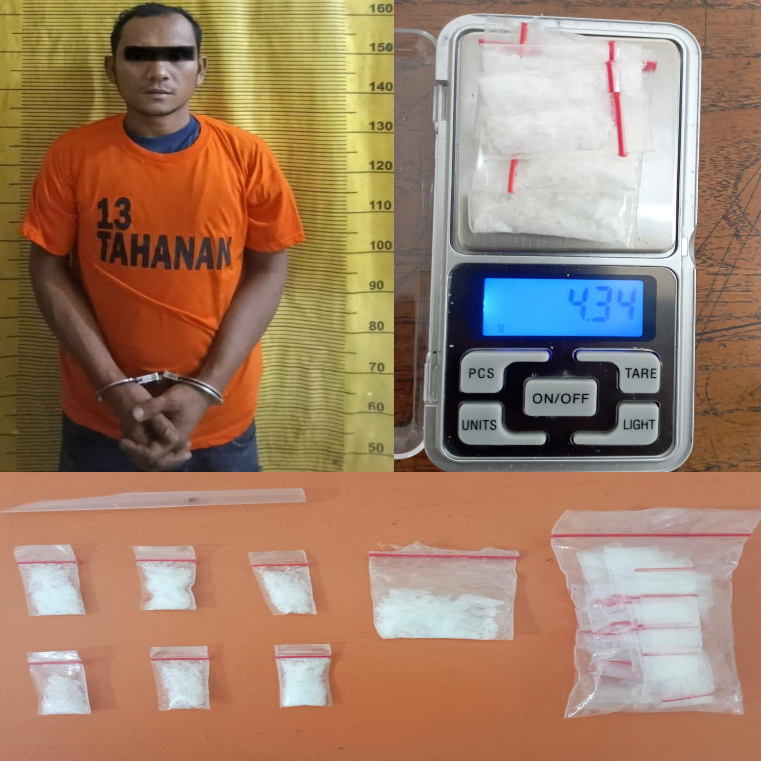 Polres Binjai Tangkap Bandar Narkoba di Jalan Samanhudi