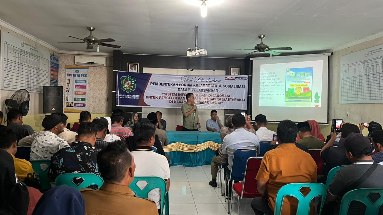 Respons Sampah Padat Penduduk: Medan Denai Luncurkan Sistem Kolaborasi Digital dan Call Center WhatsApp