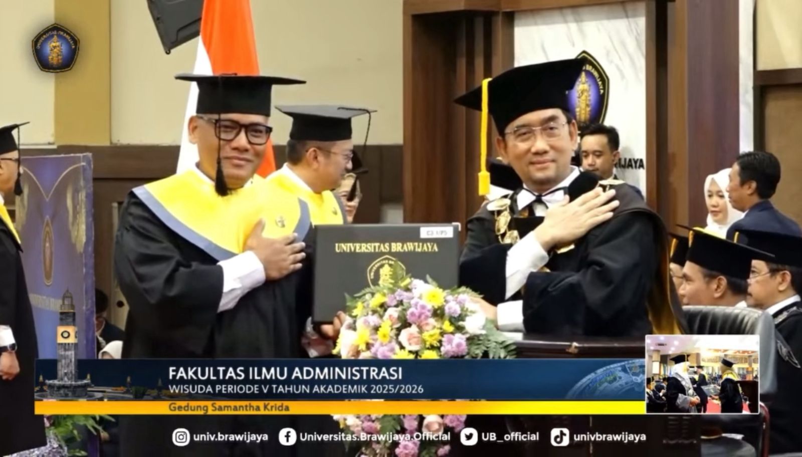Sandang Gelar Doktor, Brigjen Pol Gidion Ikuti Prosesi Wisuda UB di Malang