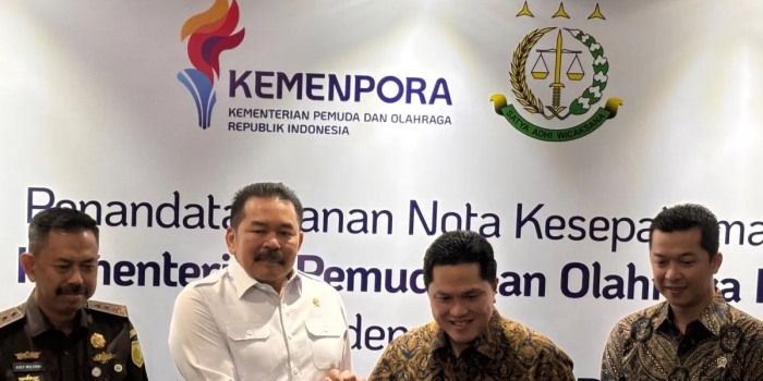 MoU Kemenpora - Kejagung Teken, Pengawasan Anggaran Pemuda dan Olahraga Diperketat