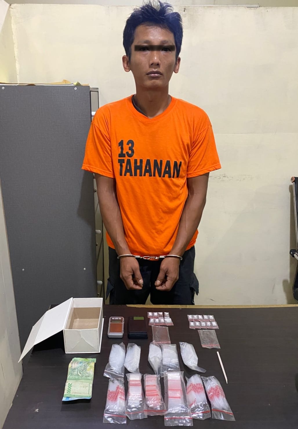 Bandar Sabu di Kecamatan Selesai Ditangkap, Polisi Sita 18 Paket Sabu