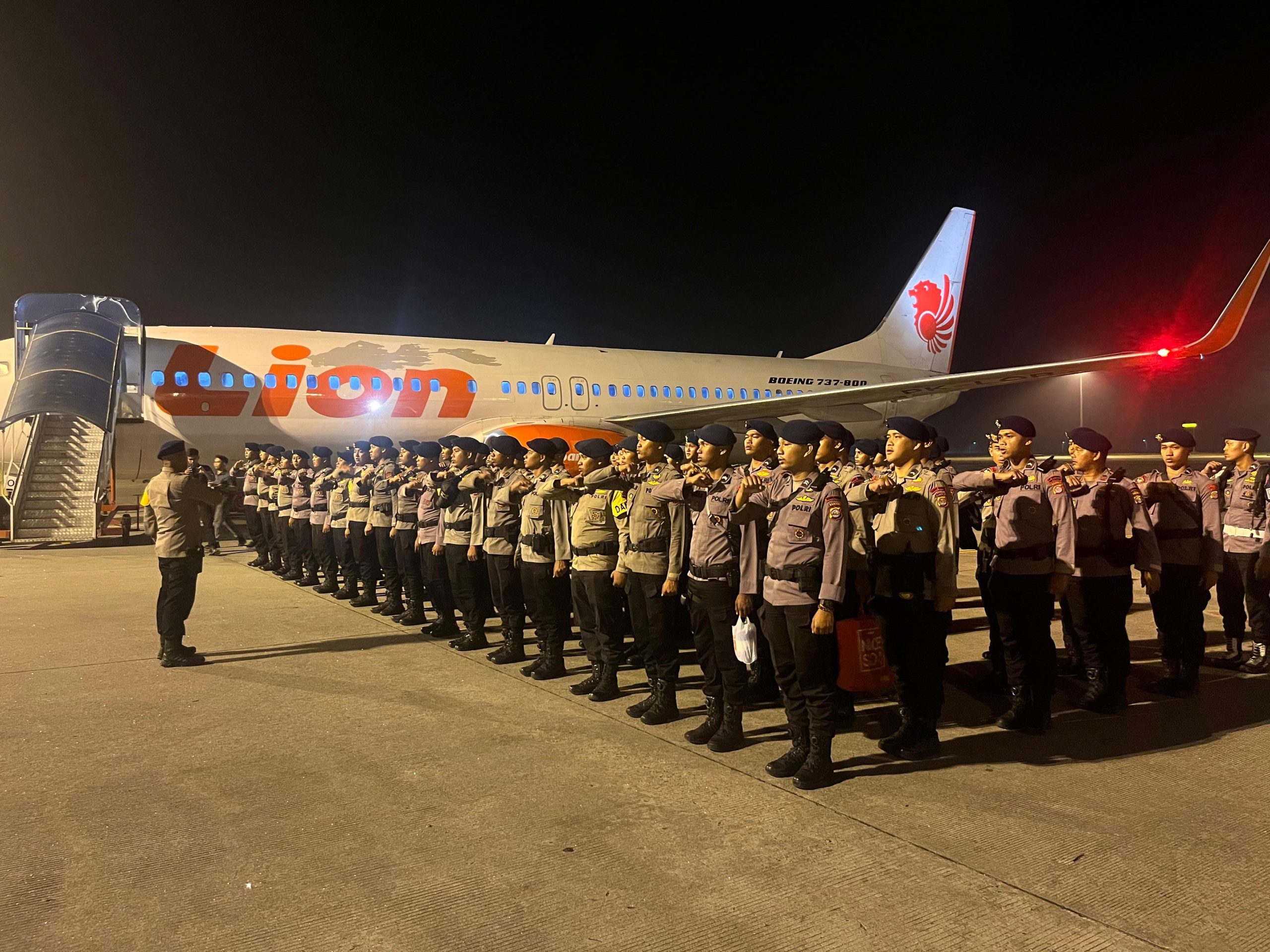 Ratusan Brimob dari Lima Polda Perkuat Penanggulangan Bencana di Sumut dan Aceh