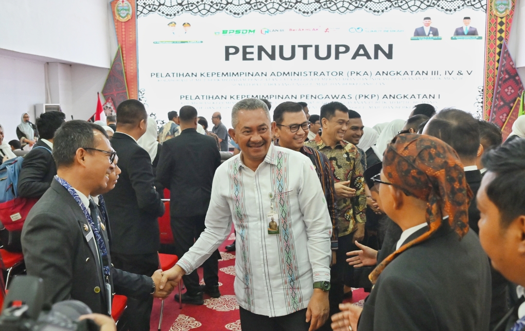 Tutup Pelatihan Kepemimpinan, Pj Sekdaprov Sumut Tekankan Tiga Tugas Utama Pemimpin