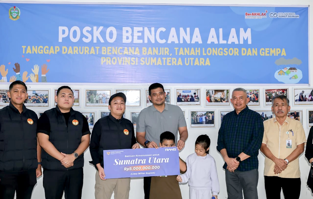 Gubernur Sumut Apresiasi Bantuan Rp5 Miliar dari Raffi Ahmad, untuk Korban Banjir dan Longsor