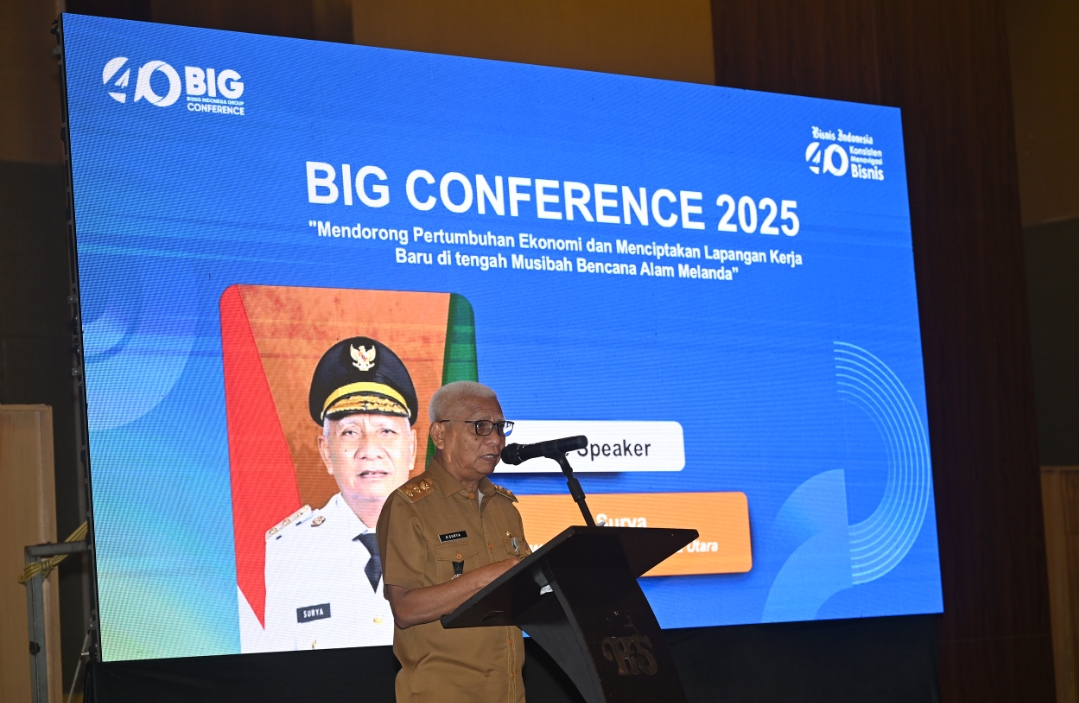 Buka BIG Conference 2025, Wagub Surya Sebut Perekonomian Sumut Semakin Kokoh