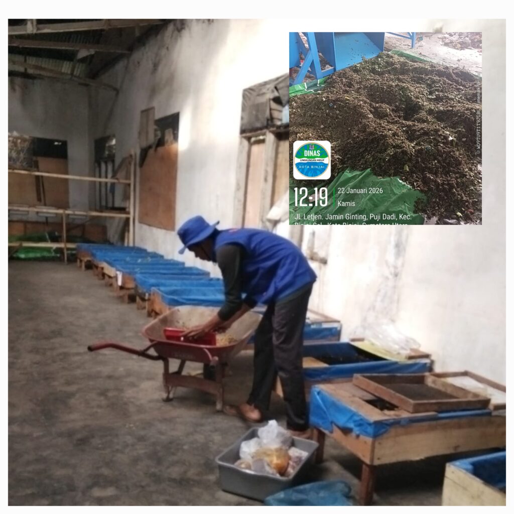 Menjadikan Binjai Bersih, Ahmad Yani Olah Sampah Menjadi Pupuk