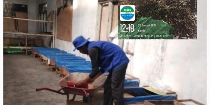 Menjadikan Binjai Bersih, Ahmad Yani Olah Sampah Menjadi Pupuk