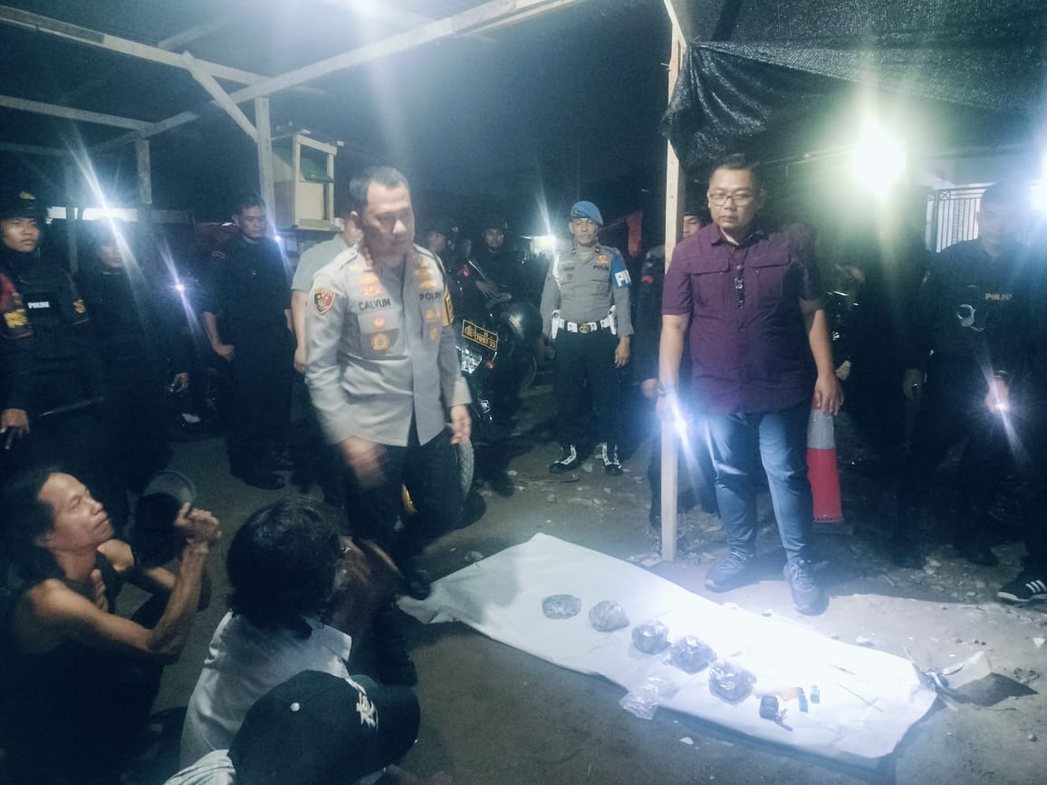 Sarang Narkoba Jermal 15 Kembali Digerebek, 10 Pelaku Diamankan