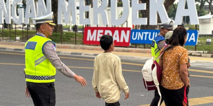 Dirlantas Polda Sumut Cek Sejumlah Titik Padat Lalin di Medan