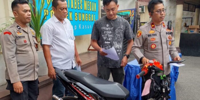 Modus Kenalan, Warga Stabat Larikan Motor Milik 5 Wanita