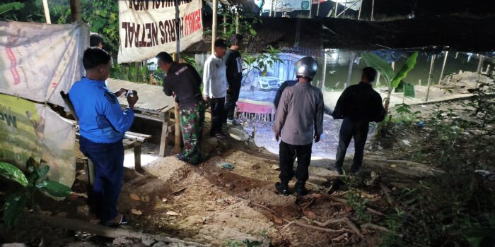 Disebut Lokasi Perjudian, Kades Mekar Sari dan Petugas Gabungan Datangi Kolam Pancing