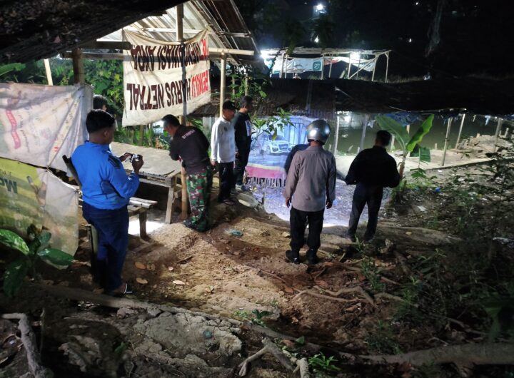 Disebut Lokasi Perjudian, Kades Mekar Sari dan Petugas Gabungan Datangi Kolam Pancing