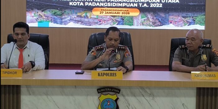 Polisi Tetapkan Kadis Perkim Padangsidimpuan, PPK dan Rekanan sebagai Tersangka Korupsi Proyek Taman Kota