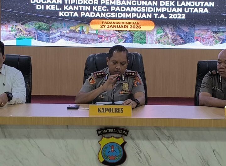 Polisi Tetapkan Kadis Perkim Padangsidimpuan, PPK dan Rekanan sebagai Tersangka Korupsi Proyek Taman Kota