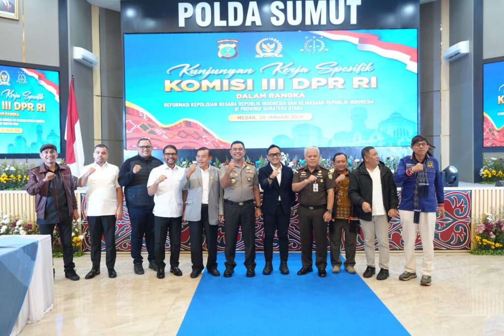 Kunker Spesifik Komisi III DPR RI di Polda Sumut, Bahas Reformasi Polri dan Kejaksaan