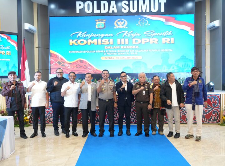 Kunker Spesifik Komisi III DPR RI di Polda Sumut, Bahas Reformasi Polri dan Kejaksaan