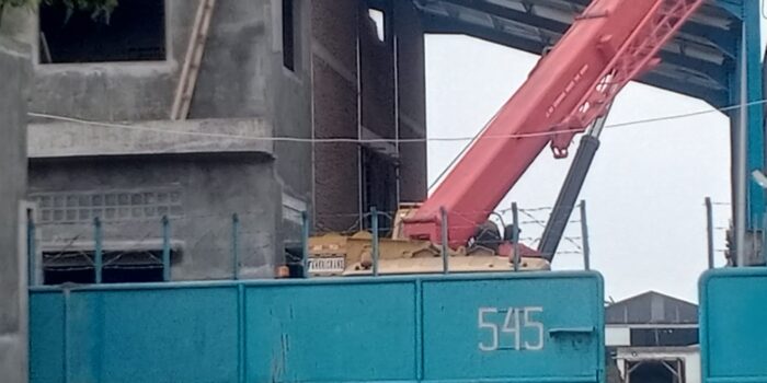 Bangunan yang diduga tak kantongi izin PBG