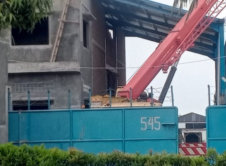 Bangunan yang diduga tak kantongi izin PBG