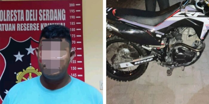 Oknum Polresta Deli Serdang Curi Motor Teman, Terancam Dipecat