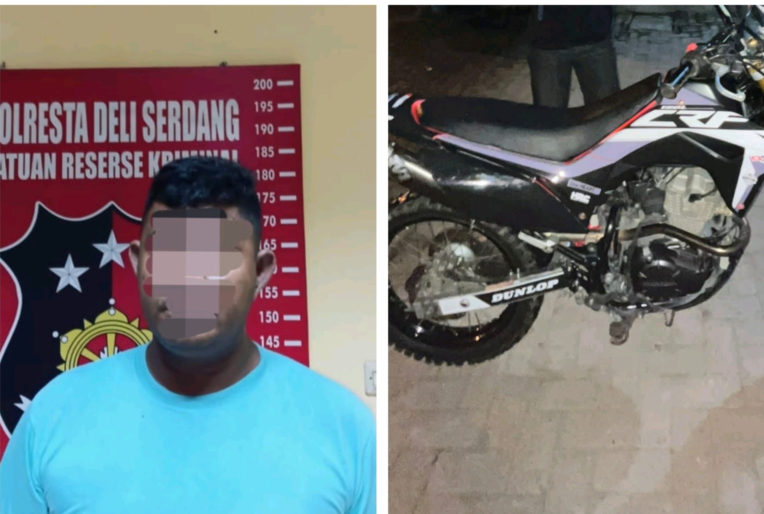 Oknum Polresta Deli Serdang Curi Motor Teman, Terancam Dipecat