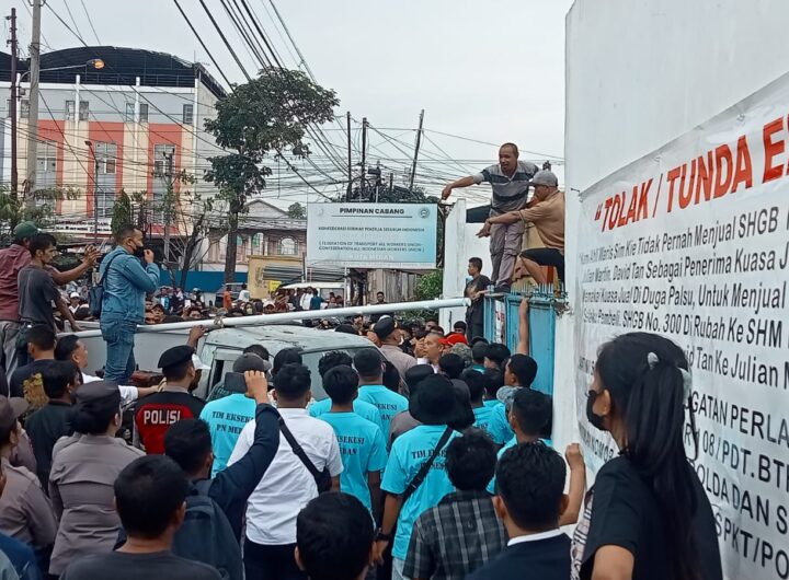 Eksekusi Lahan dan Bangunan di Jalan Asrama Ricuh, Diduga Libatkan Mafia Tanah