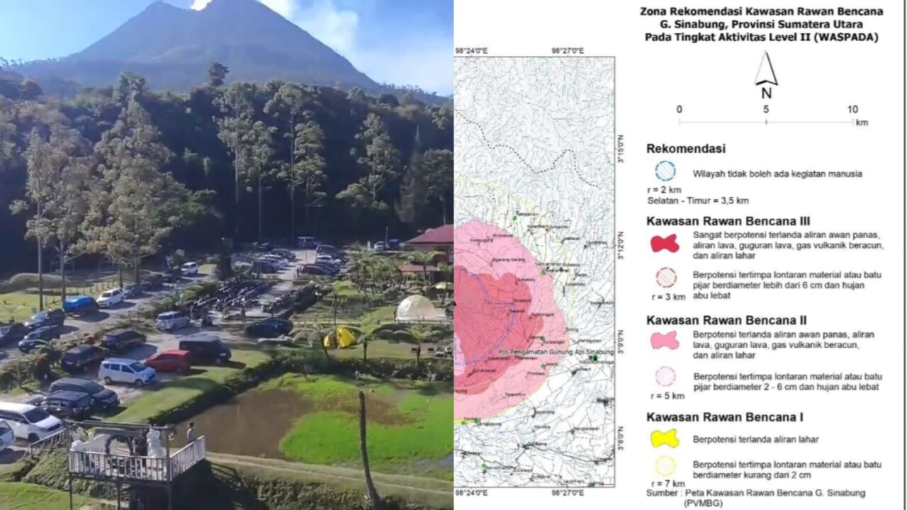 Tempat Wisata dan Pemkab Karo Dikutip Retribusi, Ternyata Lau Kawar Masuk Zona Merah Gunung Merapi Sinabung