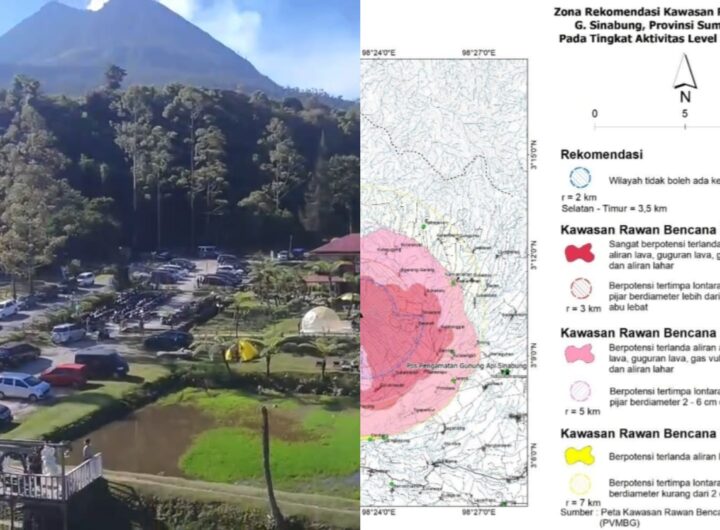 Tempat Wisata dan Pemkab Karo Dikutip Retribusi, Ternyata Lau Kawar Masuk Zona Merah Gunung Merapi Sinabung