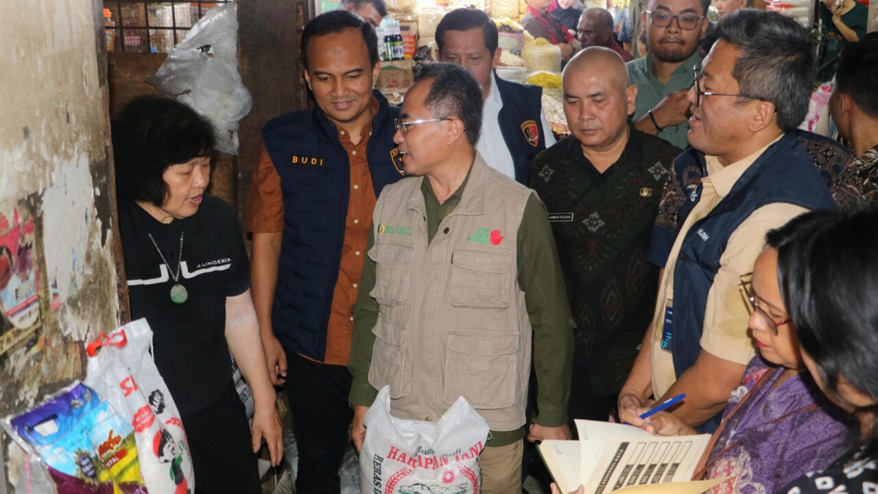Satgas Pangan Polda Sumut Bersama Bapanas RI Sidak Pusat Pasar Medan, Stok Beras dan Minyakita Aman