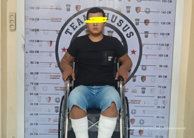 Melawan, Pelaku Penyerangan Panah di Belawan Dilumpuhkan Petugas